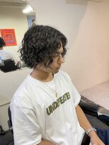 メリケンバーバーショップ フクオカ(MERICAN BARBERSHOP FUK)&nbsp;ニュアンススパイラルパーマ