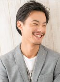 ブルーグレージュで大人の色気！アップバングショートE新所沢