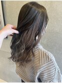 【RECIEL伊勢 向井】インナーカラーベージュ