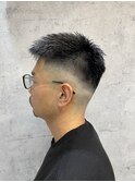フェード無造作ショート