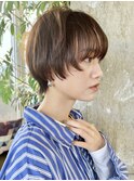 大人マッシュショート／丸みショート／イメチェン／30代40代50代