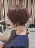 【三宮元町】40代50代小頭小顔ショートボブ