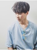 ニュアンスマッシュ/くせ毛風パーマ/ナチュラルアッシュ/日吉