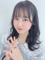 リルミー(Lilme) 【ブリーチなし】ラベンダーグレー+可愛い後れ毛 *Lilme*