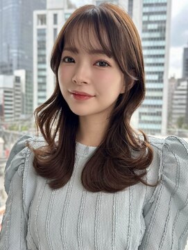 バイオレットジェム(Violet`jem) ぱっつん前髪レイヤーカット小顔ヘアくびれヘアRI-26