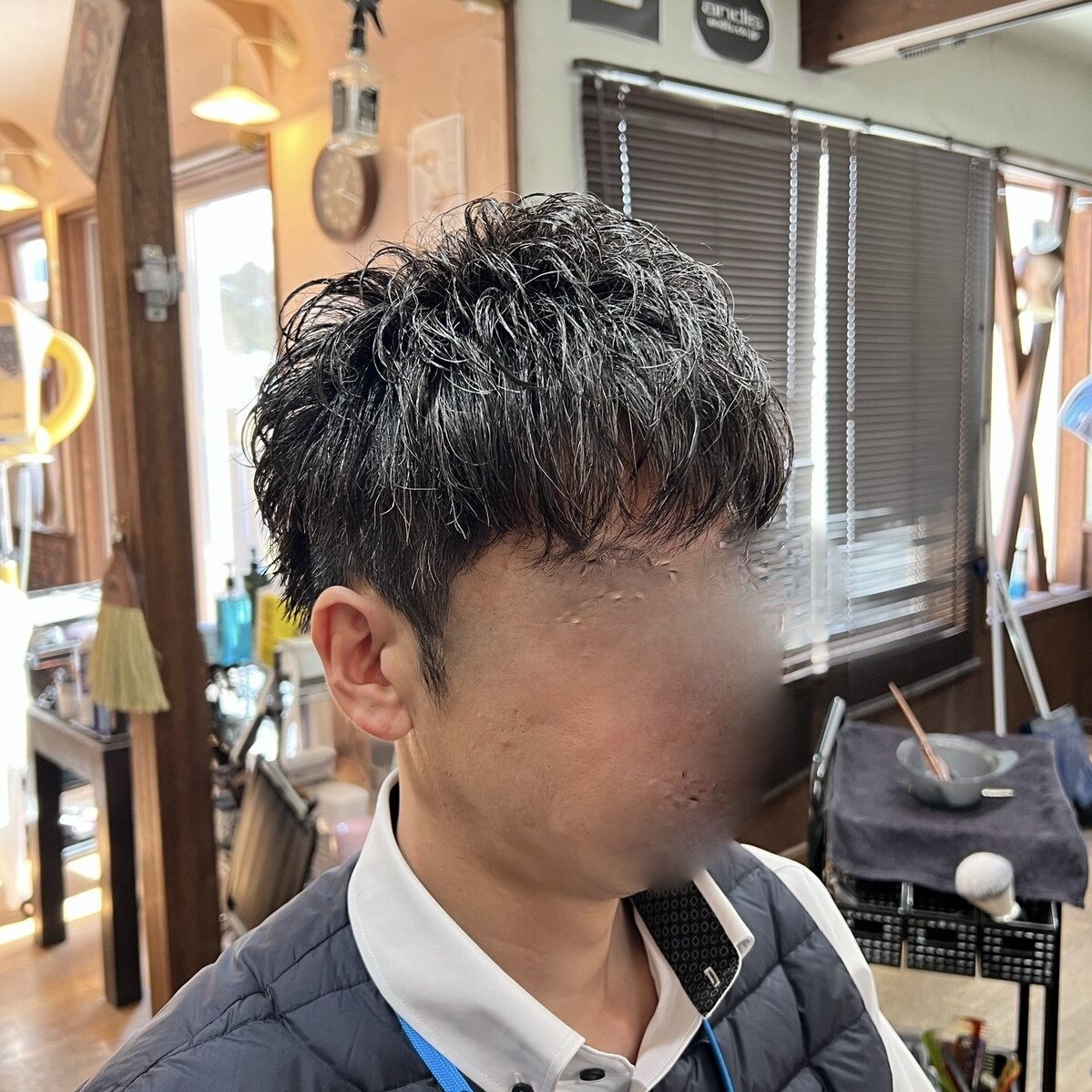 9mmツーブロック：L217390097｜バーバー アミティ プール オム(BAR BER