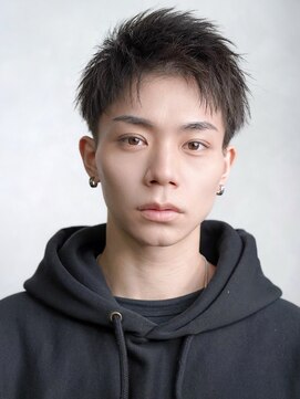 ゼロ 渋谷(XeRo) ツーブロック刈り上げ【爽やかアップバングショート】