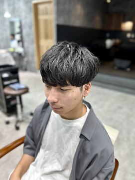 フォンド 津田沼(fond.) ベリーショート/ダークアッシュ/ニュアンスパーマ/韓国マッシュ