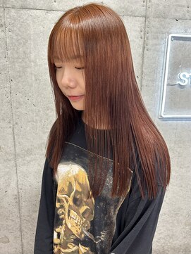 スタイル スマート サロン(STYLE smart salon) 【藤沢】ブリーチなしダブルカラー/オレンジブラウン