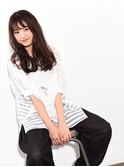 波巻きレイヤーパーマショコラブラウン透明感ロングtk5戸田公園