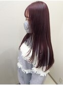 酸性縮毛矯正+レイヤーカット