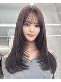 小顔レイヤーカット