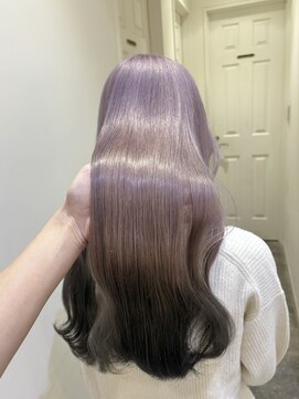 コル(CoL) ホワイトベージュとブラックエンドカラー