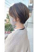 くびれ大人ショート×細めハイライト×メルティカラー[横浜駅]