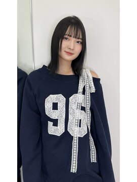 ナナ(NANA) 地毛風ブラック　ブリーチなし