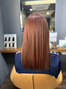 リッツファミリーズ ニコ本原店(RIT FAMILY Z) オレンジベージュカラー ※ブリーチ必須