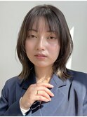イメチェン外ハネボブ美髪ワイドバング顔周りレイヤー