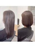 『髪質改善』ストレートエステ（縮毛矯正）（リタッチ可）