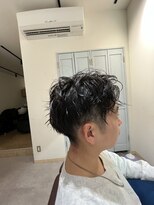 ハチマルハチ ナル 登戸店(808 nalu)&nbsp;スパイラルパーマ/刈り上げショート