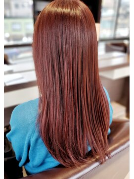 フロア(FLOOR) ナチュラルレイヤー×ピンクベージュ