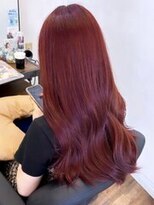 リコバイアフロート(riko by afloat)&nbsp;ワインレッド／ブリーチなしダブルカラー