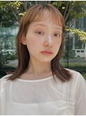 ぱつっと、brown color