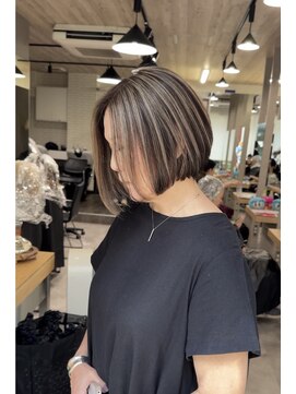 レディアル 大宮(REDEAL ope.) 【ハイライト】ベージュハイライトバレイヤージュ