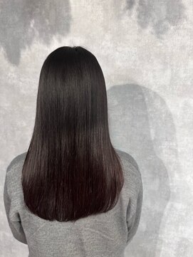 マスト ヘアー(must hair) 髪質改善×エアストレート 大人可愛い透明感アッシュブラウン