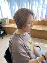 オーシャン(Ocean) 【OceanHair&Life田中愛梨】ブリーチ/ミルクティーベージュ