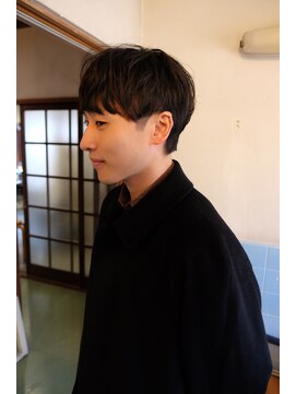 メンズマッシュ × シャドウパーマ × ニュアンスパーマ