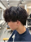 宇都宮メンズカットメンズパーマツイストパーマ波巻きパーマ眉毛