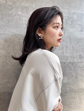 アールヘアーデザイン 藤が丘(r hair design) ゆるふわロングベージュカラーブリーチしない透明感カラー