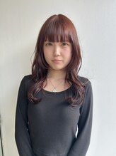 フォークロア 本店(Folk Lore) ピンクブラウン × レイヤーロング