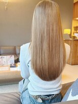 トップヘアー アヴェニュー 刈谷(TOPHAIR Avenue)&nbsp;やっぱり可愛いハイトーンベージュ