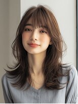 コトンアトリエ 人形町(COTON atelier)&nbsp;ミルクティーブロンド/ダークブルー/デジタルパーマ/人形町