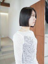 キーダ(KEEDA)&nbsp;シースルーバング/ショートボブストレート