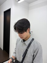 ステージ(STAGE)&nbsp;シースルーセンターパート　ニュアンスパーマ　カルマパーマ