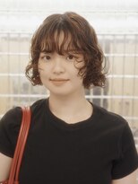 ワビ(wabi) 髪が硬い・直毛の方へ。柔らか質感のレイヤーボブ×パーマ