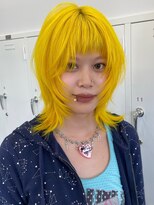 サンクプロジェクト(cinq PROJECT)&nbsp;顔周りレイヤーのデザインが可愛いイエローカラー