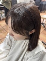 ボクノ 3号店(bokuno)&nbsp;分ける前髪 似合わせ 結んでも可愛い
