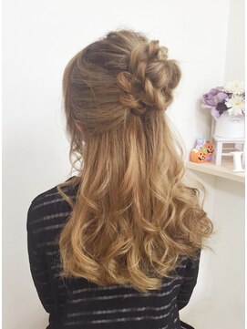 ヘアーセットサロン ピンキー(Hairset Salon Pinky) Pinky*お花ハ-フ
