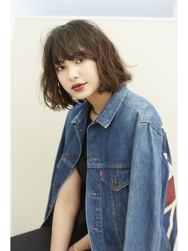 ミチオ ノザワ ヘアサロン ギンザ(Michio Nozawa HAIR SALON Ginza) 【井上 賢治】フレンチボブ×ブルージュカラー×くせ毛風パーマ