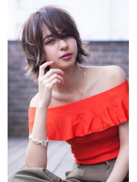 オースティン 錦糸町(AUSTIN) AUSTIN くせ毛風無造作カール×丸みショートボブミディ