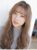 《Agu hair》シースルーバング×アンニュイロングヘア