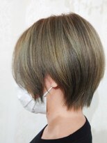 フォックスヘアー(fox.hair)&nbsp;丸みショート/マットグレージュ