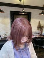ボアップ 松山店(boappu) #ピンクベージュ#ピンクカラー