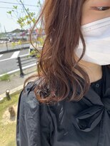 ラ メール ヘア デザイン(La mer HAIR DESIGN)&nbsp;オレンジブラウン×ゆるウエーブ