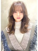 Aimee 町田　天使の羽バング×ミルキーベージュ