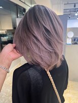 メリー オオサカ(Merly Osaka)&nbsp;大人おしゃれレイヤー×バレイヤージュ_white lavender ash_