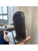 トゥーリ 浜町店 長崎(tuuli)&nbsp;セミロング×アッシュベージュ